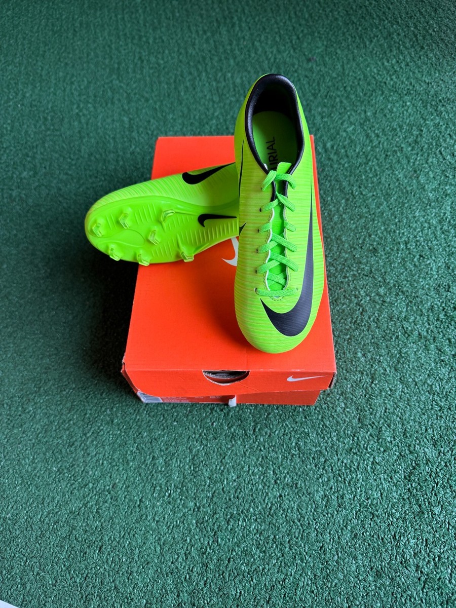 Nike Jr Mercurial Victory VI FG Kids' Soccer Shoe - Green/Black | eBay