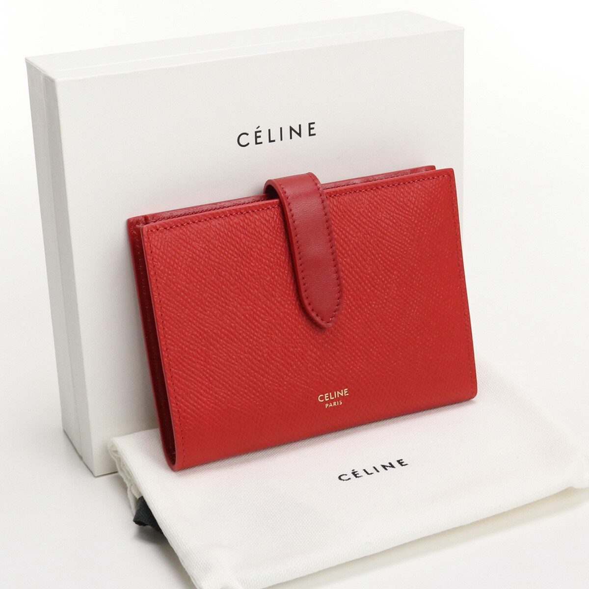 celine strap wallet