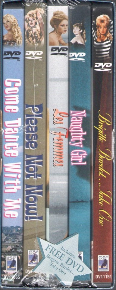 Brigitte Bardot Collection Box Set (DVD, 2000, 5-Disc Set) - FACTORY ...