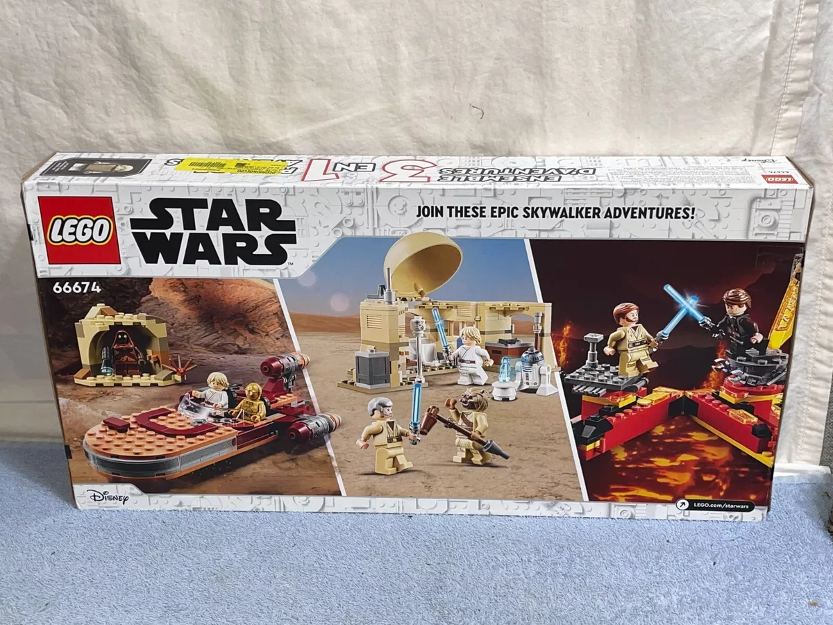 Star Wars Lego 66674 SKYWALKER ADVENTURE 3 PACK Wal-Mart ONLY