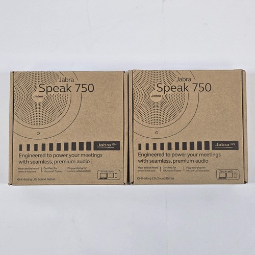 Pair of Jabra Speak 750 Bluetooth Speaker Black - Picture 3 of 3
