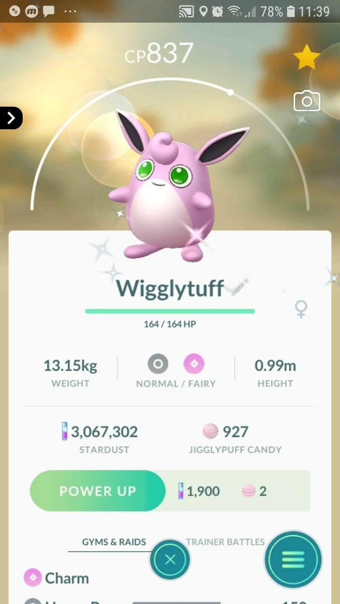Shiny Wigglytuff ( Jigglypuff Evolution ) Pokemon Trade Go | eBay