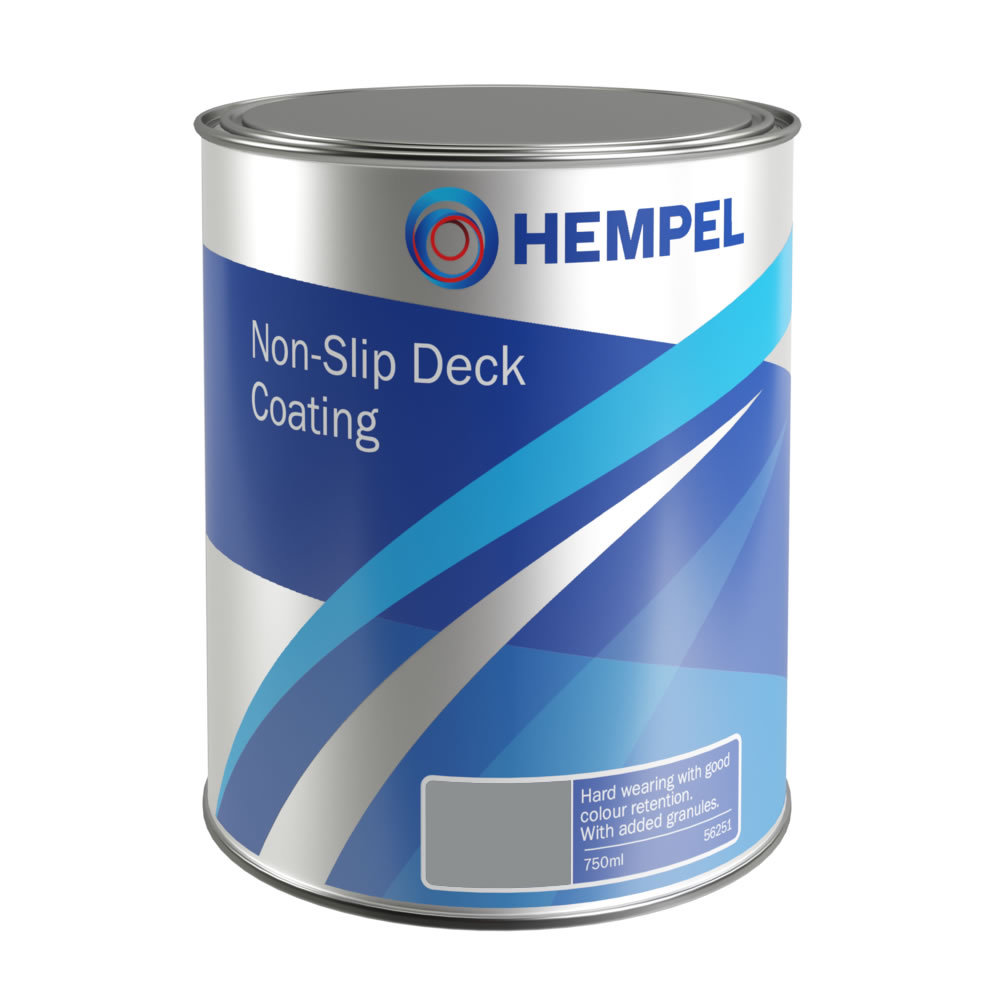 Hempel Non Slip Deck Coating - Mid Grey 750ml (Boat / Marine / Yacht)