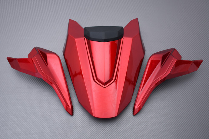 Dosseret de selle rouge pour CB650R finition vernie premium ajustement précis
