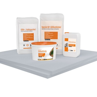 Kalziumsilikatplatten Spar-Paket Premium Glatt 30 mm (vorgrundiert & extra fest)