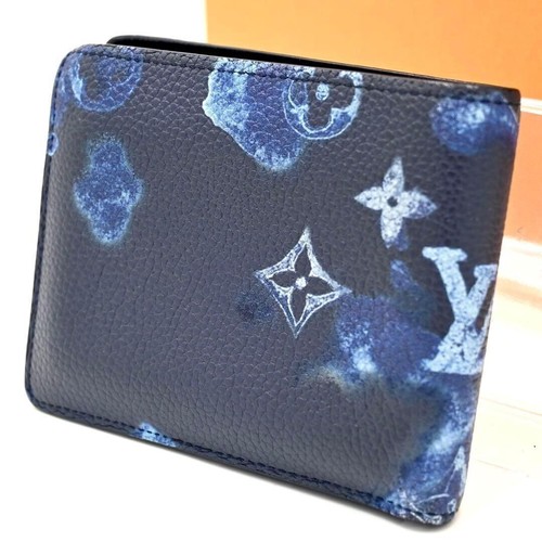 Louis Vuitton Slender Monogram Watercolor Bifold Wallet Card Holder Very Rare - Bild 2 von 9
