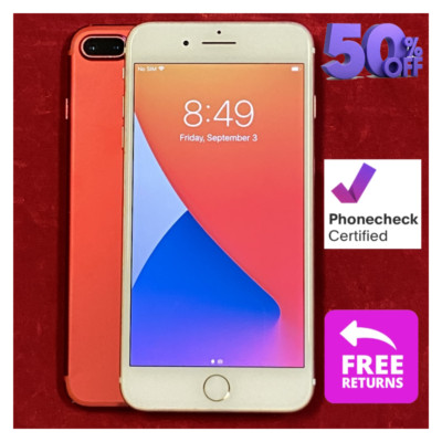 Apple iPhone 7 Plus Red | Silver | Rose Gold 32/128GB Unlocked T-Mobile (Mint) 