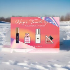 4-Pc. Women's Floral Fragrance Sampler Set Deluxe Mini Perfumes for Women
