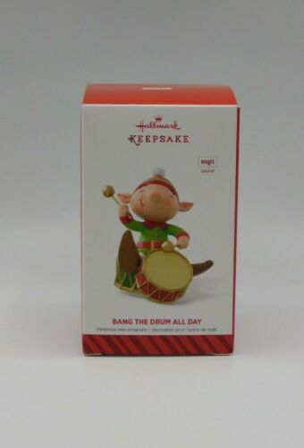 2014 Hallmark Keepsake Ornament "Bang The Drum All Day" Magic Sound GO1246 - Picture 1 of 8