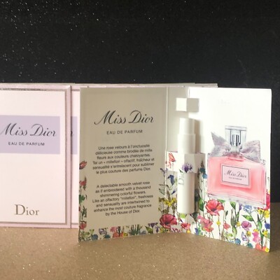 10回使用　Miss Dior Eau de Parfum サンプル10個付き DIOR MISS DIOR EAU DE PARFUM SPRAY SAMPLES PACK OF 10 | eBay