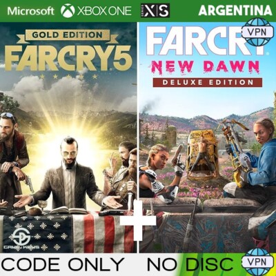 Far Cry 5 Gold Edition + Far Cry New Dawn Deluxe Edition Key ARGENTINA  VPN