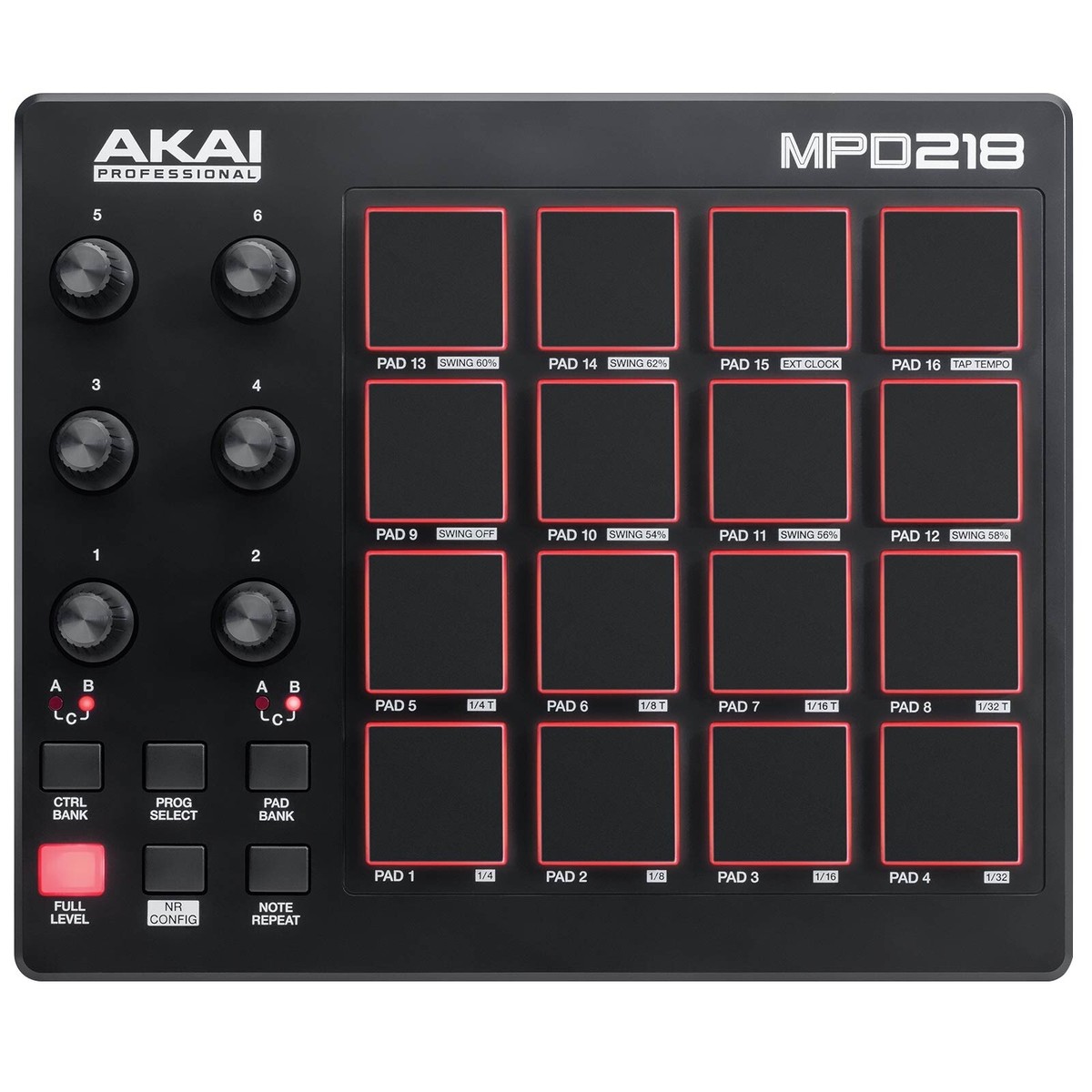 Akai Professional MPD218 Pad Controller with Collapsible Akai Professional MPD218 Pad Controller with Collapsible
