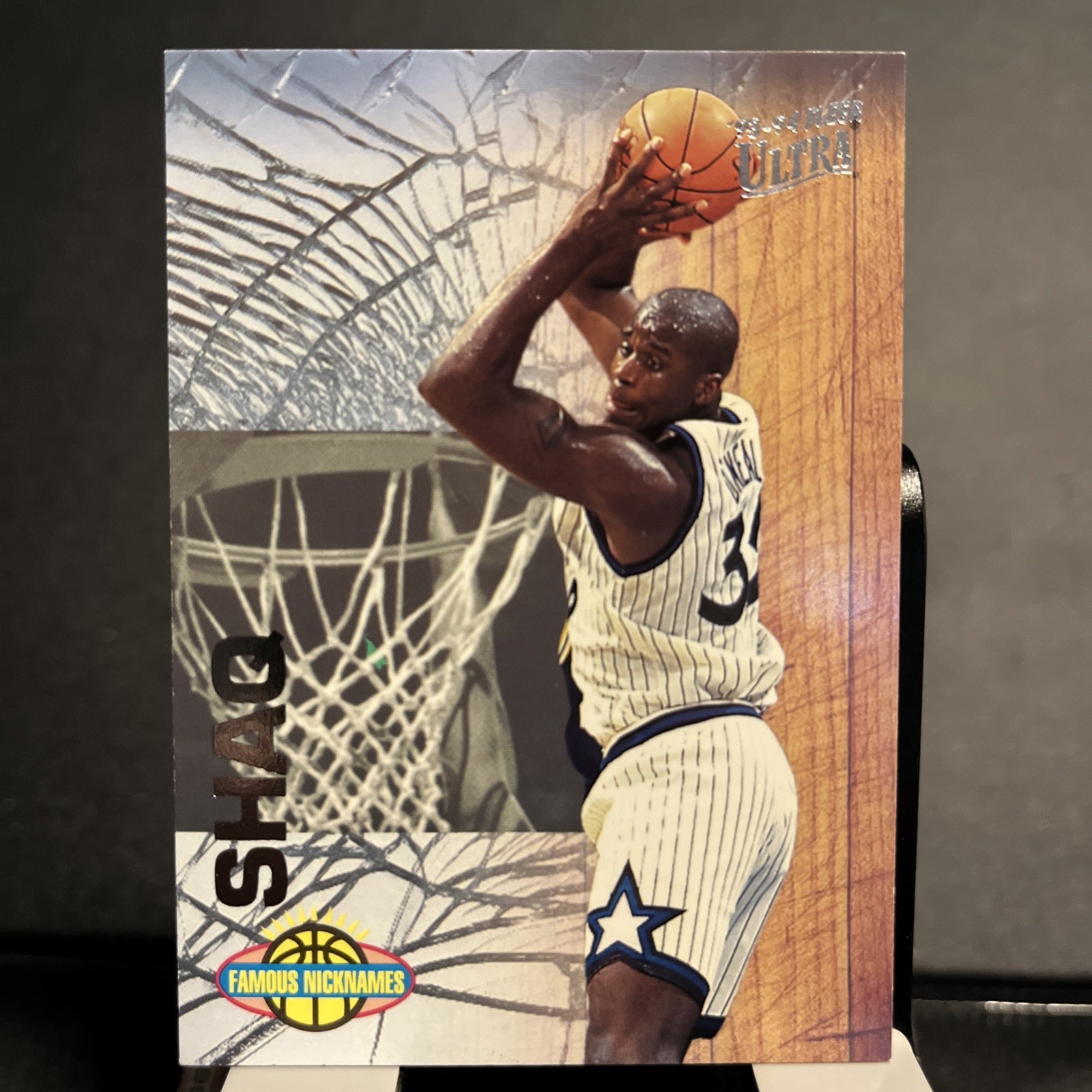 1993-94 Fleer Ultra Shaquille O’Neal Famous Nicknames #7 Insert Orlando Magic