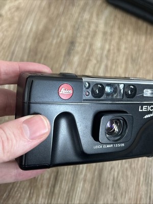 Leica Mini II Point & Shoot Film Camera w/Elmar 35mm f3.5 Lens