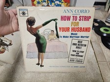 Ann Corio How To Strip For Your Husband LP Record 33 RPM Roulette Burlesque