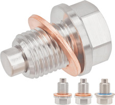 1PC M14X1.5Mm Stainless Engine Magnetic Oil Drain Plug Fits for Honda Accord Civ