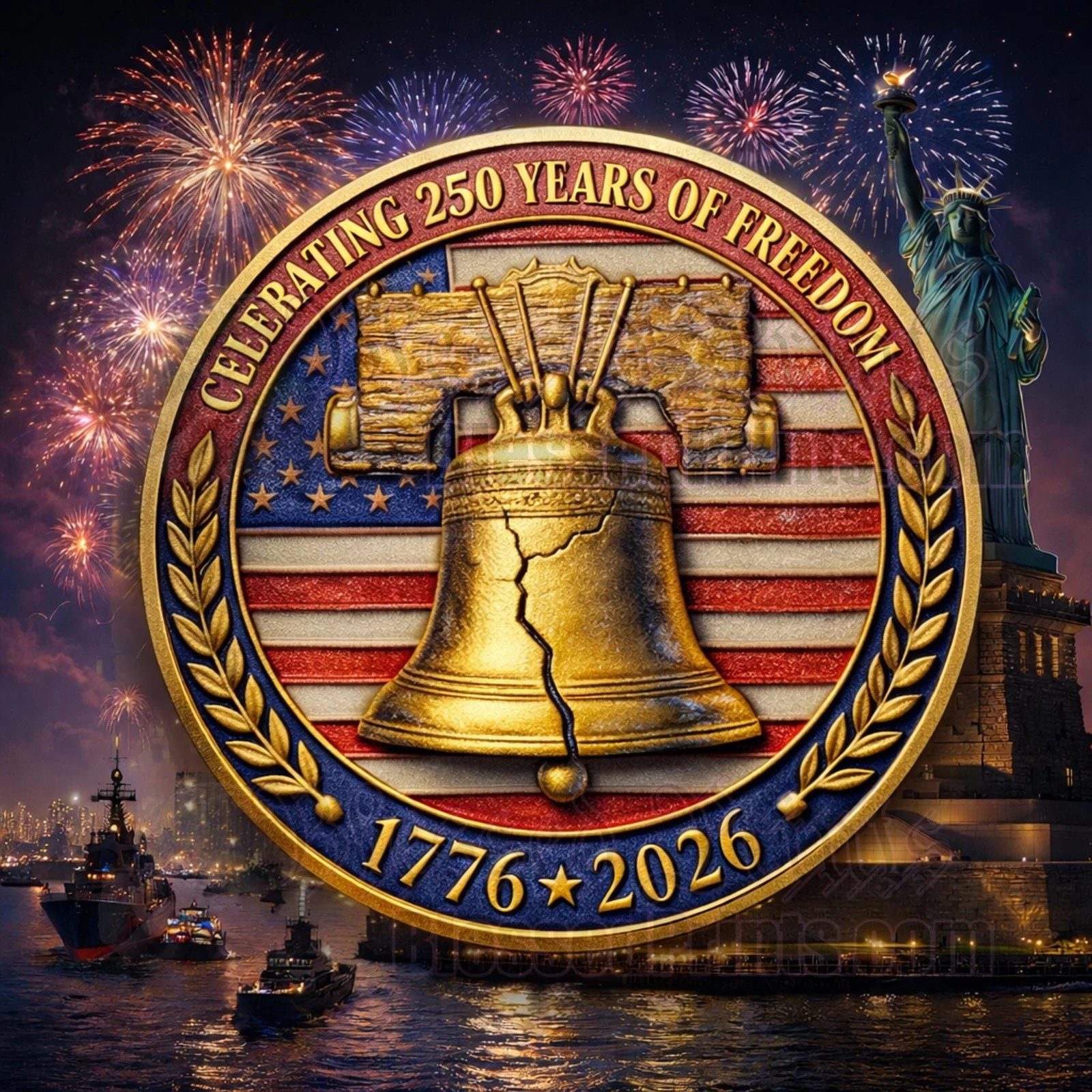 USA 250th Anniversary Commemorative Coin