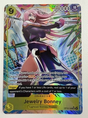 Jewelry Bonney OP13-108 V.2 Alternate Art EnglischOne Piece TCG