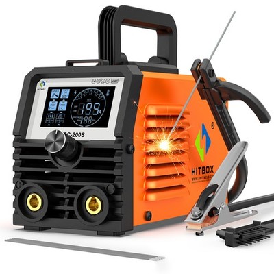 HITBOX Elektroden-Schweißer 230V 200A Lift-TIG MMA/ARC Schweißmaschine Hot Start