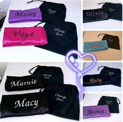 Freestyle (Change)Tent , Dance /sports. Embroidery Name & Carry Bag Size Large