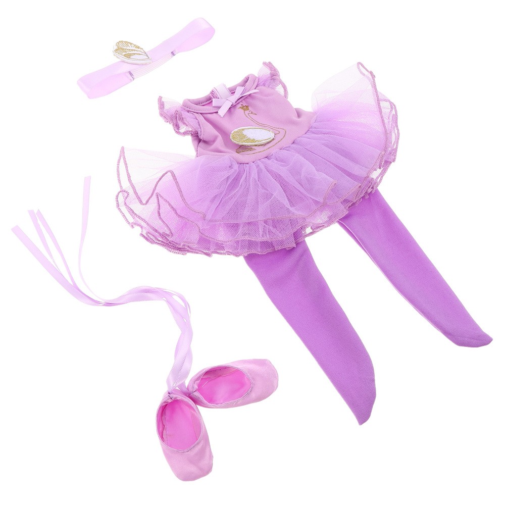 Conjunto de tutú de ropa de disfraz de muñeca de ballet accesorios para atuendo muñecas