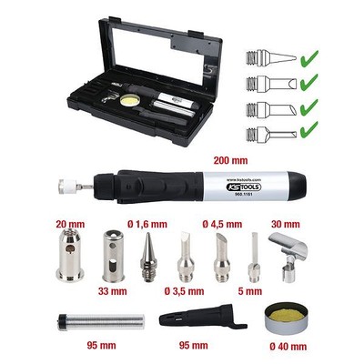 KS TOOLS Mikro-Löt-Satz - 11-tlg