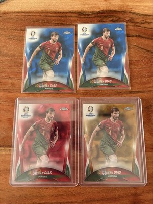 Topps UEFA Euro Sapphire Ruben Dias /5 + /50 Portugal 2024