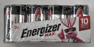 Energizer Max D 8 Pack