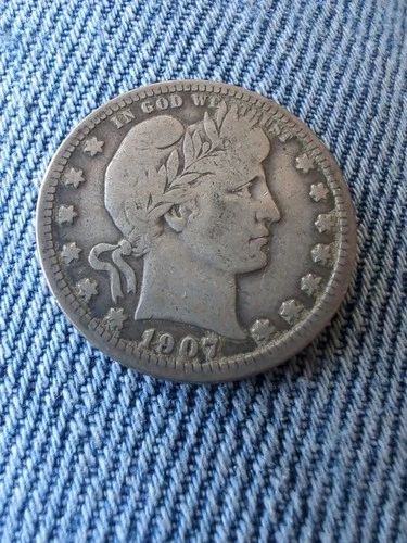 1907 barber quarter