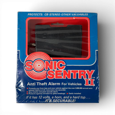 Vintage Sonic Sentry II Anti Theft Alarm for Vehicles Car Boat New in Box USA
