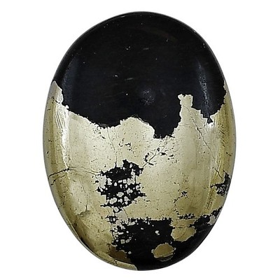 Natural Apache Gold 26.2x19.5x5.8 mm Oval Shape Polished Gemstone LS03828-64