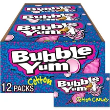 Cotton Candy Flavored Chewy, Bubble Packs, 2.82 oz (12 Count)