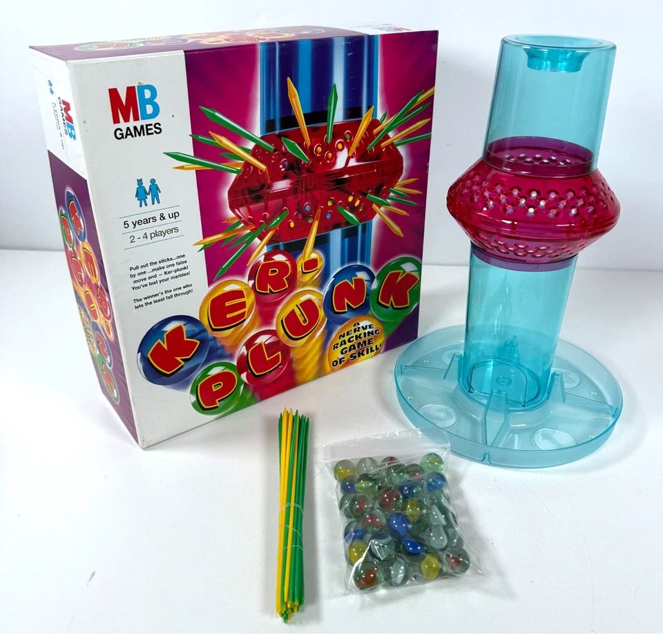 KerPlunk Game by MB Games 1996 'A Nerve-Racking Game of Skill' Ker-Plunk (5yrs+) - Image 2 of 4