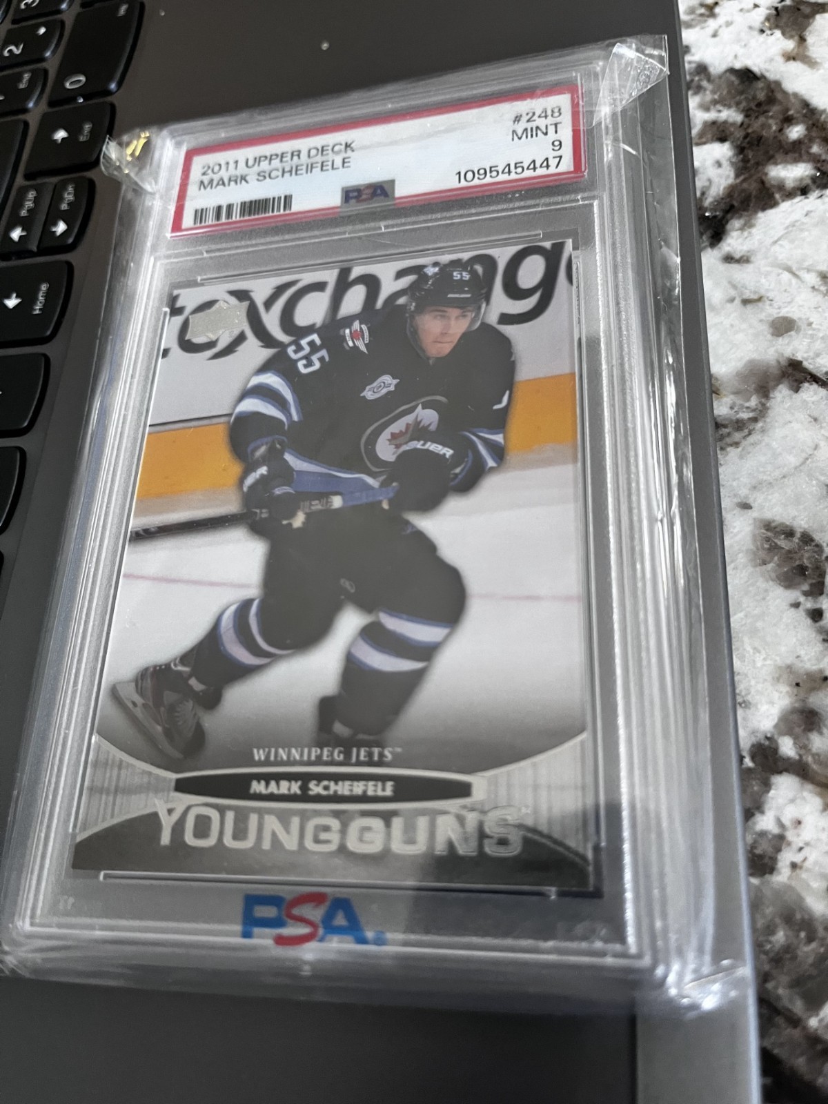 2011 Upper Deck Young Guns #248 Mark Scheifele PSA 9 MINT