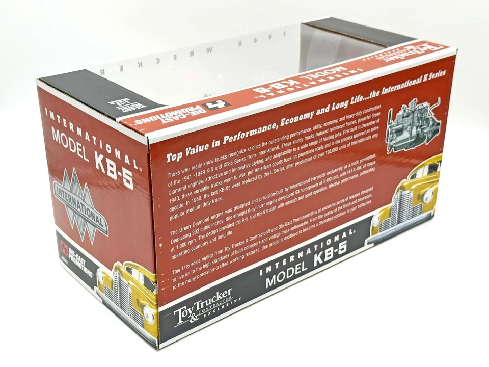 1/16 International KB - 5 Wrecker Tow Truck Construction Show - Image 3 of 3