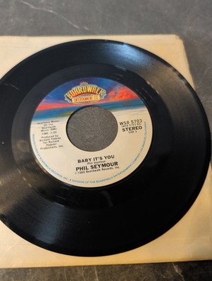Phil Seymour Baby It s You / Precious To Me Vintage Vinyl Record 45 RPM VG+