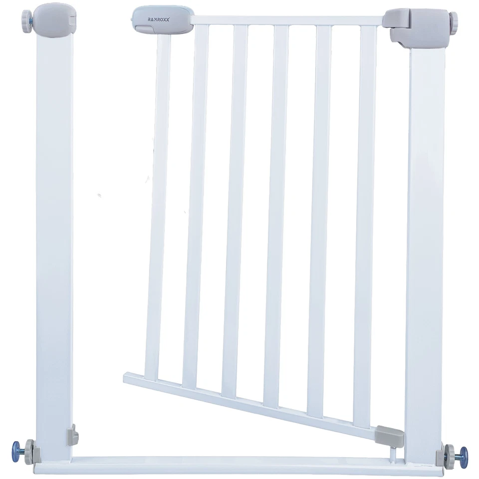 Absperrgitter Treppenschutzgitter weiß für 110-120cm Durchgang 77cm Hoch - Bild 4 von 4