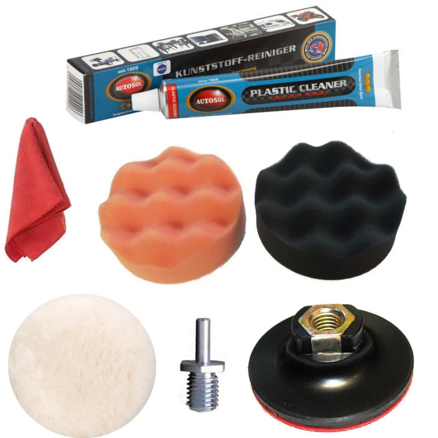 Autosol Plastic Cleaning Restoring Conditioning Kit With UV Inhibitors