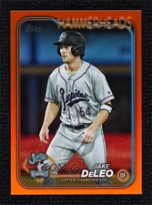 2024 Topps Pro Debut Orange Foil 4/25 Jake Deleo #PD-123 16tx