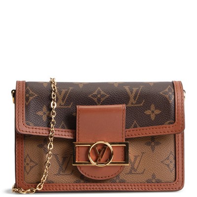 LOUIS VUITTON Monogram Dauphine Wallet on Chain