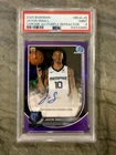 2025 Bowman Chrome Javon Small RC Purple Refractor Auto /250 PSA 9