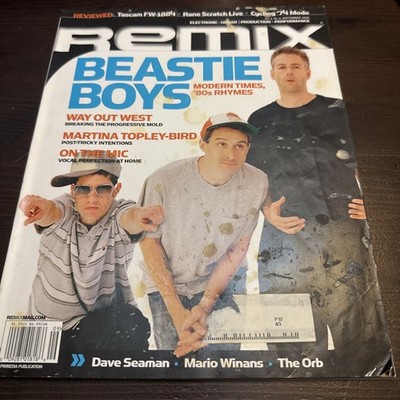 Remix Magazine September 2004 Beastie Boys Tricky The Orb Dave Seaman Hip Hop DJ