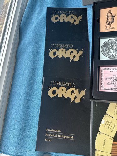 Vintage COMISSATIO ORGY Adult Board Game (1986) - Good Condition COMPLETE - Picture 5 of 12