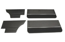 VW Türpappen Set 4 teilig Schwarz Zierleisten für Golf1 Coupe VW3909101201