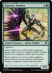 Tapestry Warden #209 Edge of Eternities