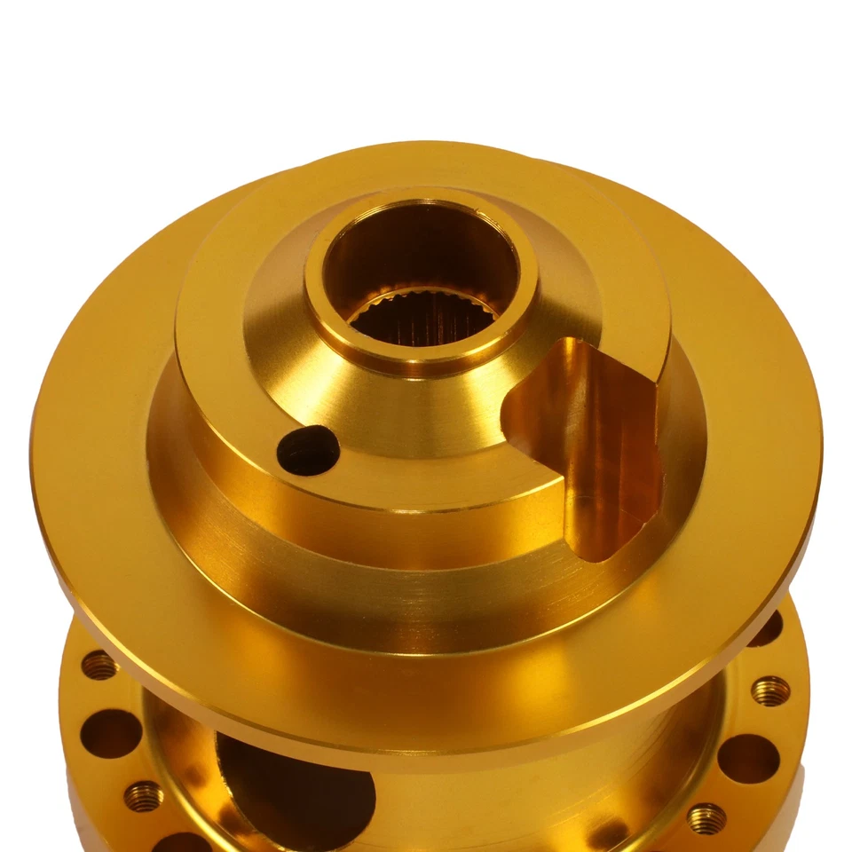 Kit de adaptador de cubo de volante de aluminio dorado de 6 pernos Boss para Chevy GMC Dodge Foto 4 de 4