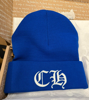 NEW Chrome Hearts Blue White Watch Cap Beanie CH - MADE IN THE USA