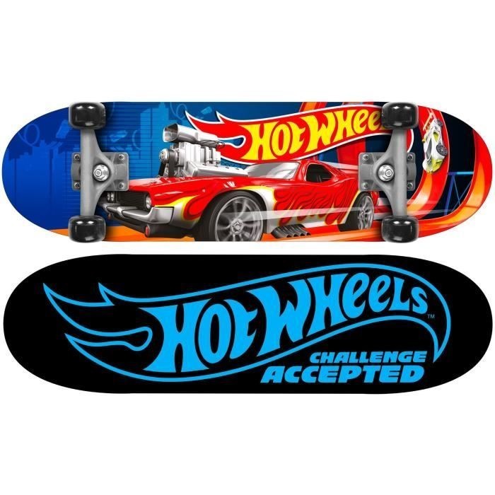 Skateboard Hot Wheels STAMP 28x8 idée cadeau anniversaire enfant