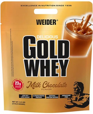 Joe Weider Gold Whey, 2000 g Beutel, Schoko