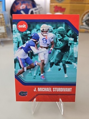 2025 ONIT Gators Team Set J. Michael Sturdivant Teal Parallel UDFA Packers